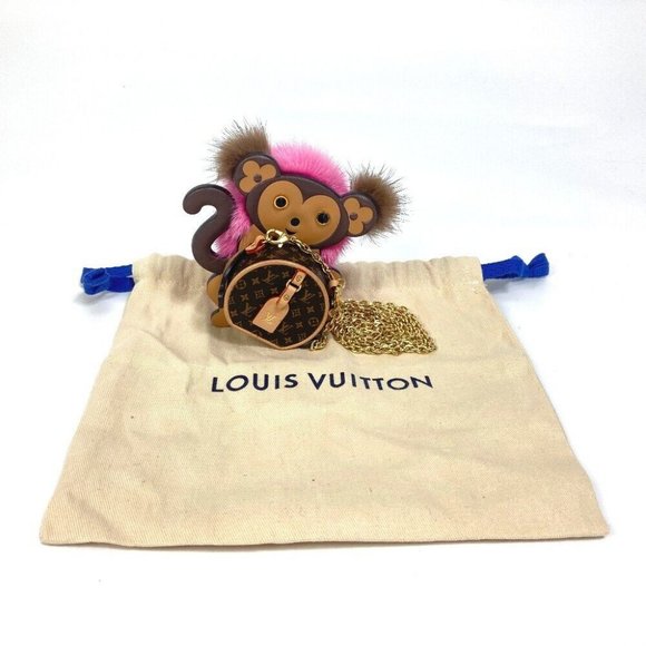 LOUIS VUITTON Monogram Body Chain- Monkey hat bock/accessories Necklace - Picture 9 of 9